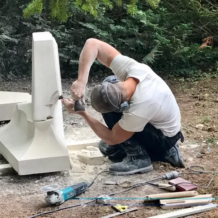 facade pierre restauration loches