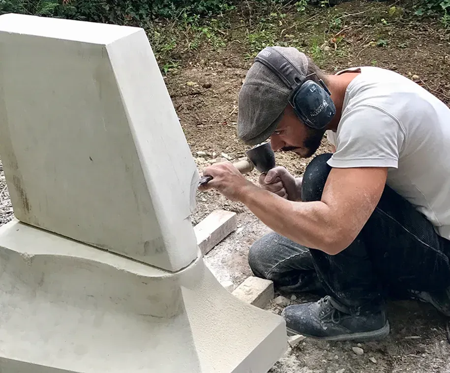 Tailleur de pierre à Genillé